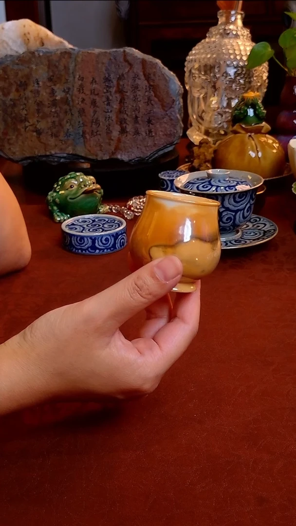【柴烧手工主人杯】