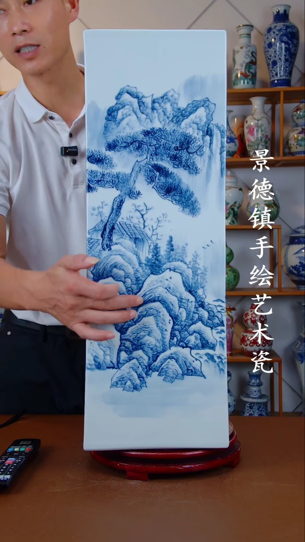 现代景德镇手工手绘陶瓷摆件64