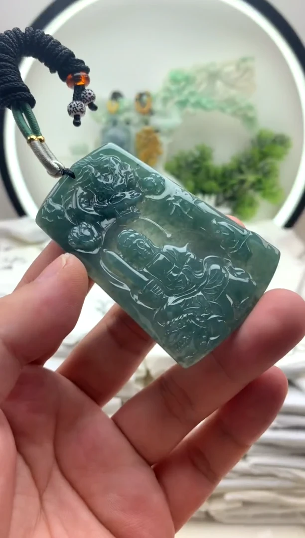 颈饰未镶嵌翡翠文殊