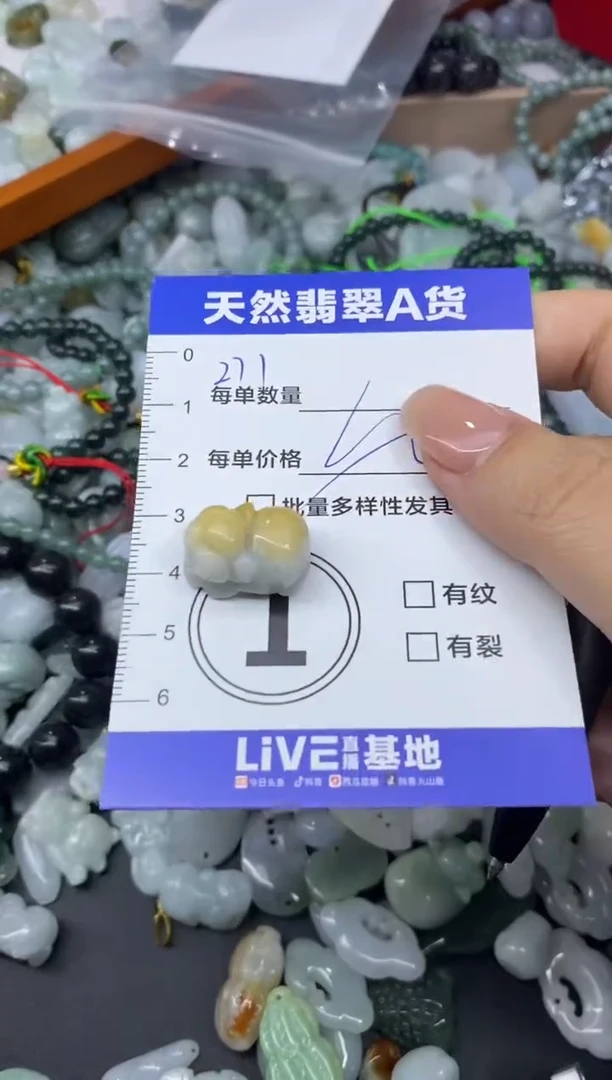 颈饰未镶嵌翡翠天然翡翠A货批量多样性发一件