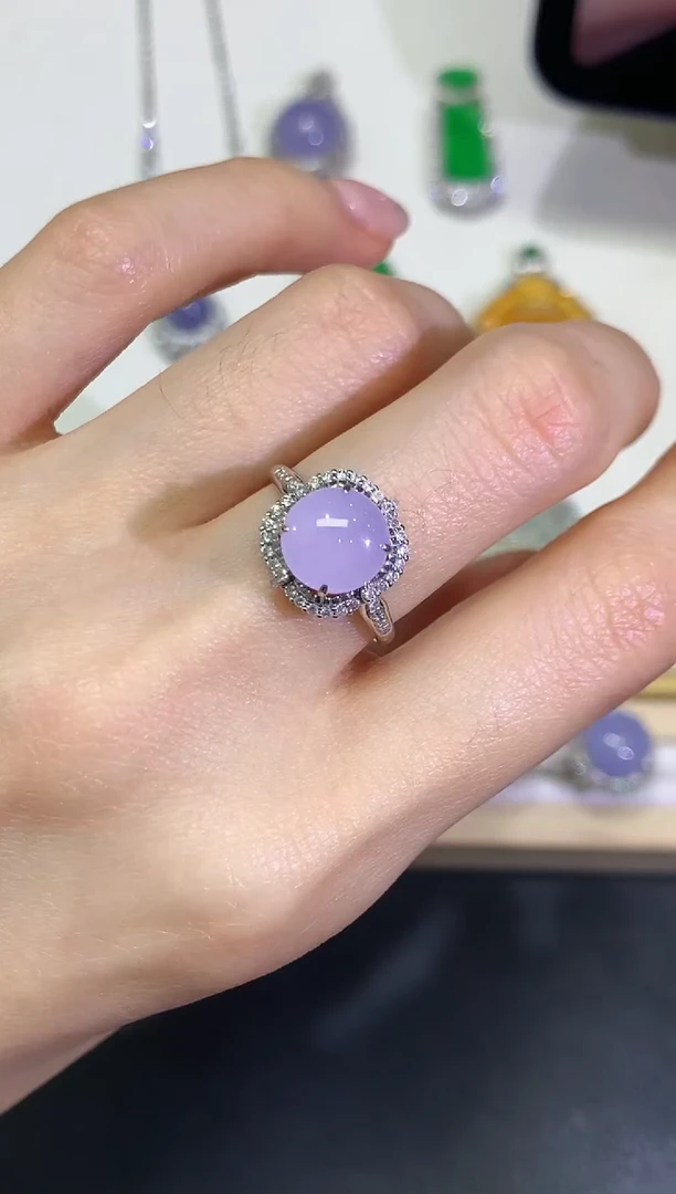 【闪购商品】翡翠颈饰18K金镶嵌团购14