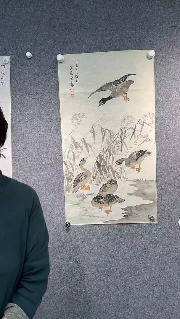 国画夏淑君老师小三尺