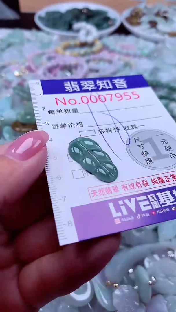 颈饰未镶嵌翡翠7955