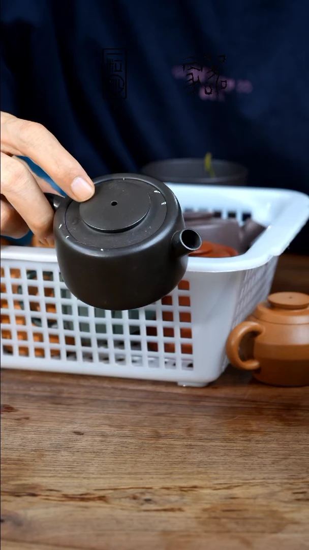 茶壶紫砂旗**绣微瑕象三十二黑泥