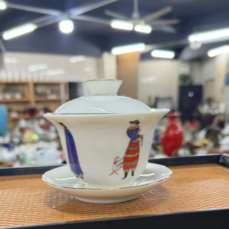 日式回流荷兰人盖碗