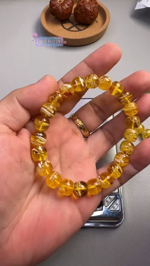 手链蜜蜡未镶嵌蜜蜡