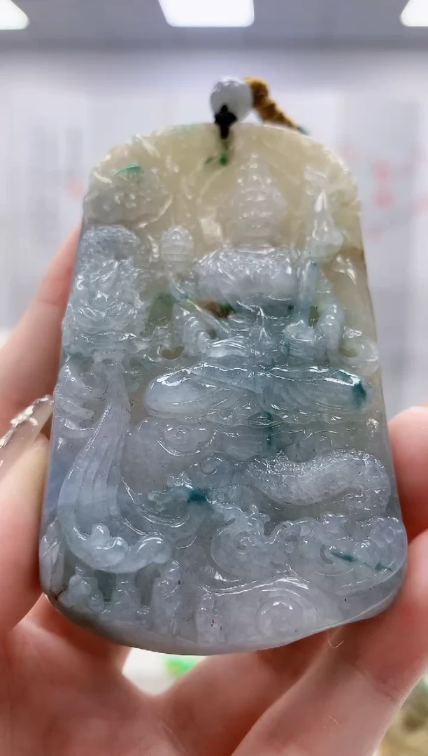 未镶嵌定制翡翠5145jw-毛货挂件87