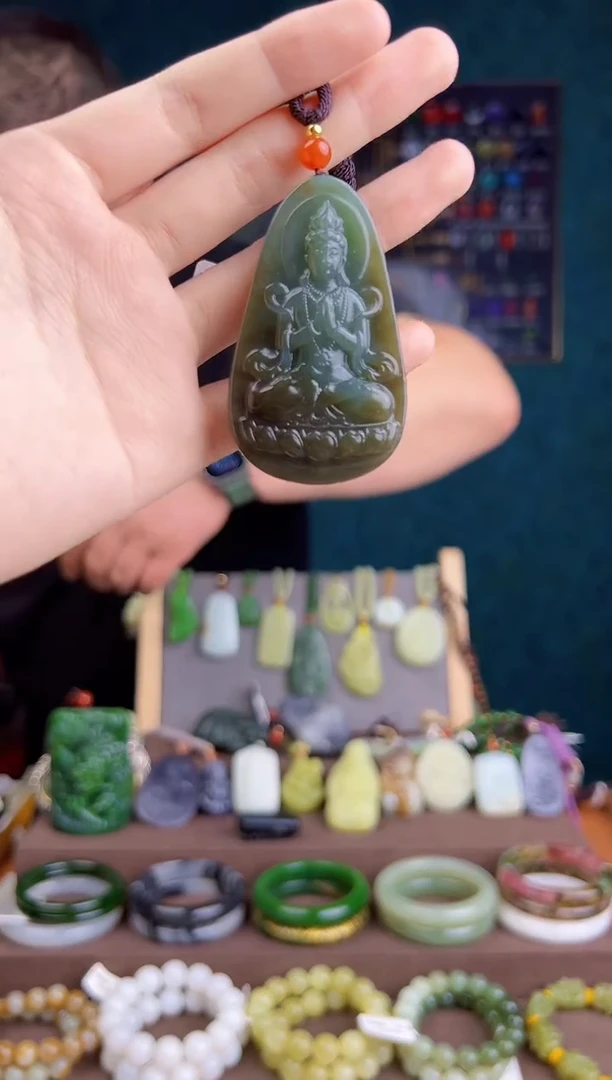 和田玉未镶嵌颈饰多样性发货 拍一单发一个