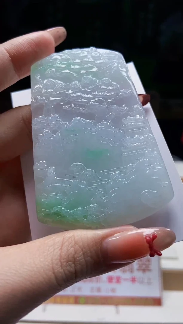 颈饰未镶嵌翡翠翡翠A货