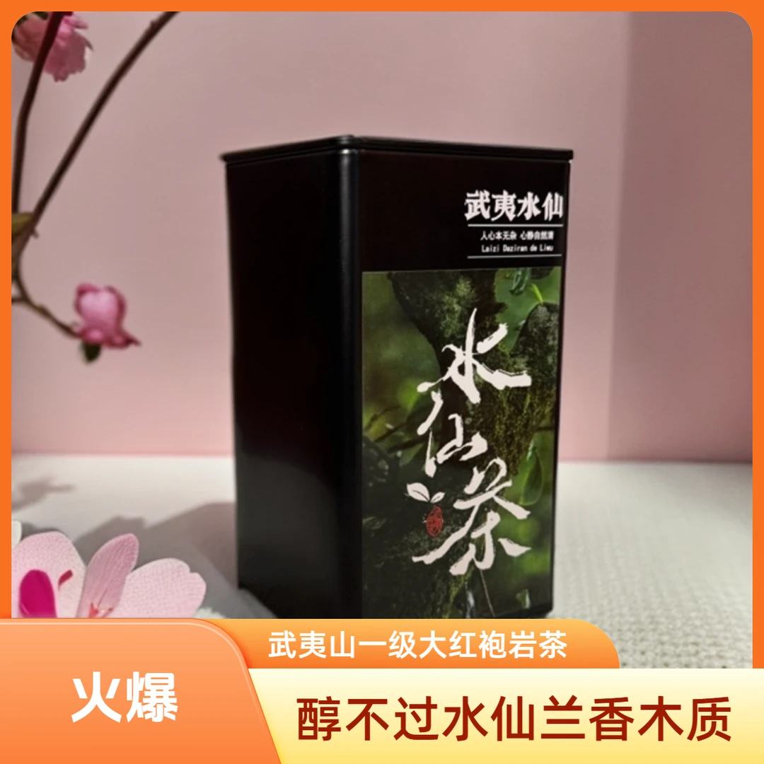春自东南武夷山岩茶生态大红袍优质口粮乌龙茶兰香水仙100克罐装