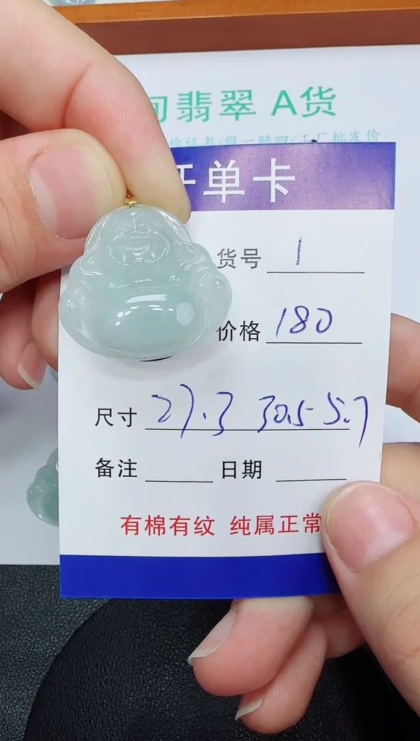 吊坠(赠链)未镶嵌翡翠1