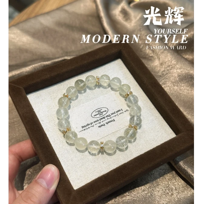 【晶灵 光辉】9-10m黄水晶+14m暴风雪白阿塞 多样性发一