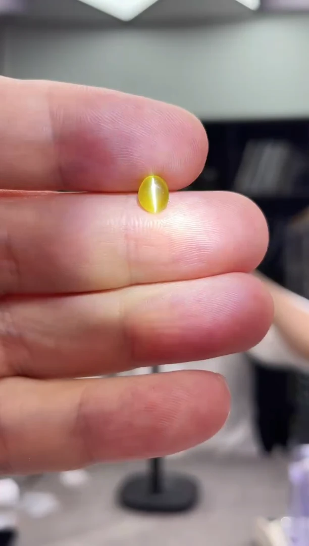 裸石金绿宝石H****S82分金绿宝石猫眼