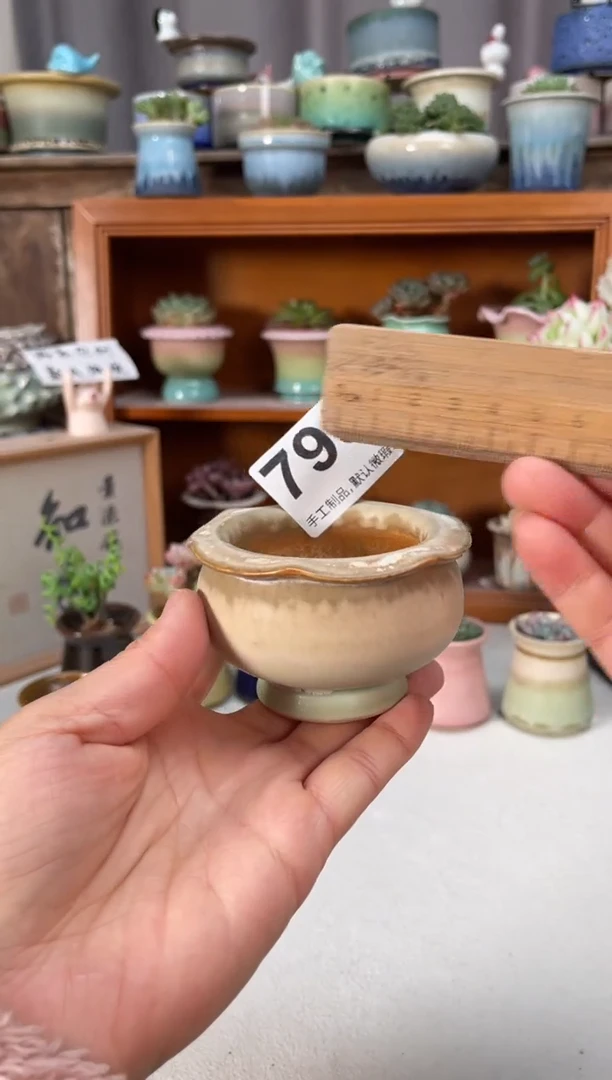 瓷片795知木小芳花盆编号