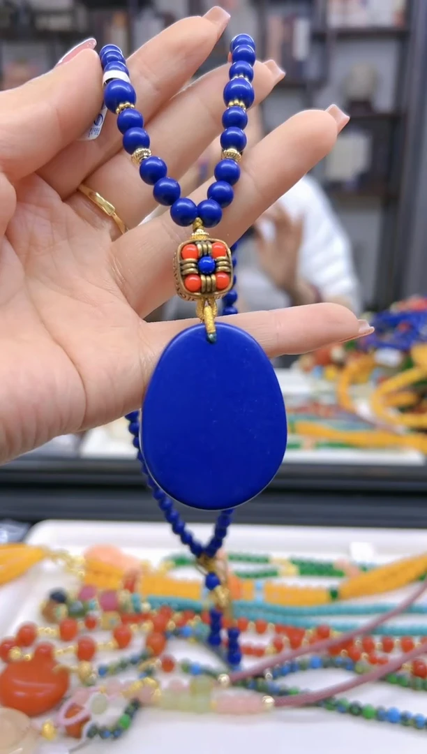 【闪购商品】青金石毛衣链未镶嵌M212