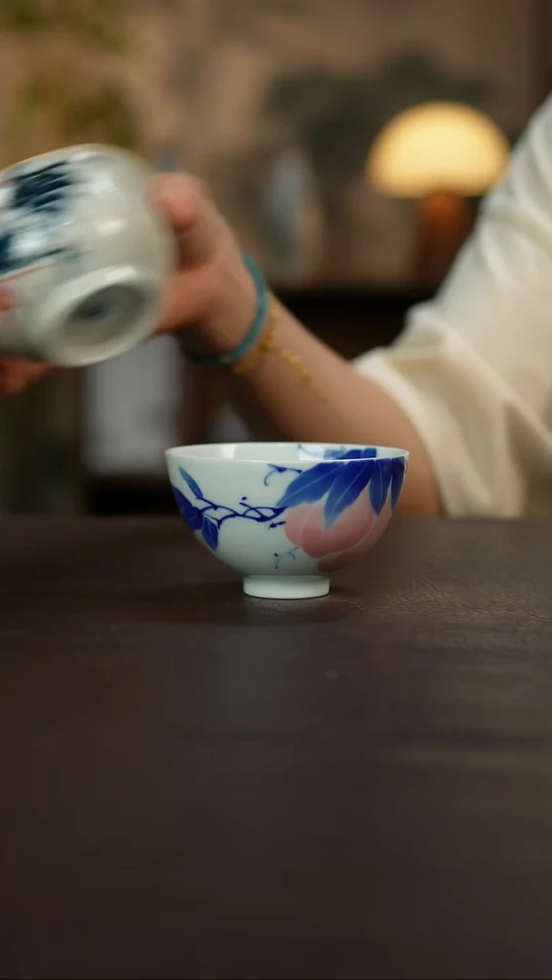 杯景德镇陶瓷杯碗柴烧多人