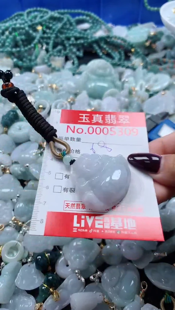 吊坠(不含链)未镶嵌翡翠5309