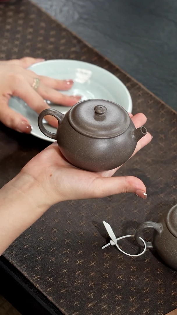茶壶紫砂青灰段知秋壶150cc