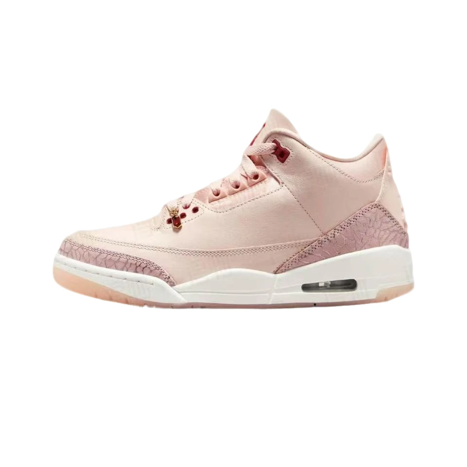 NIKE耐克女鞋WMNS AIR JORDAN 3 RETRO VDAY乔丹篮球鞋HJ0178-600