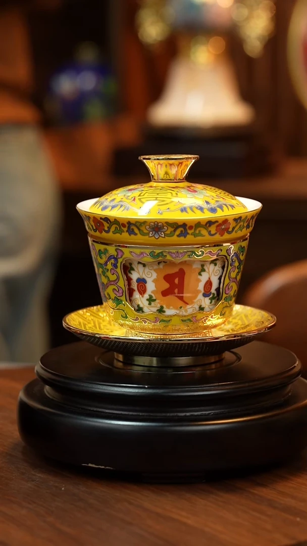 旋转盖碗  双飞遗大师作品