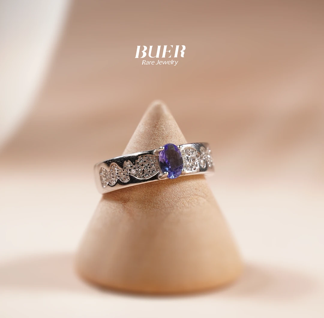 【不二】坦桑石银戒指