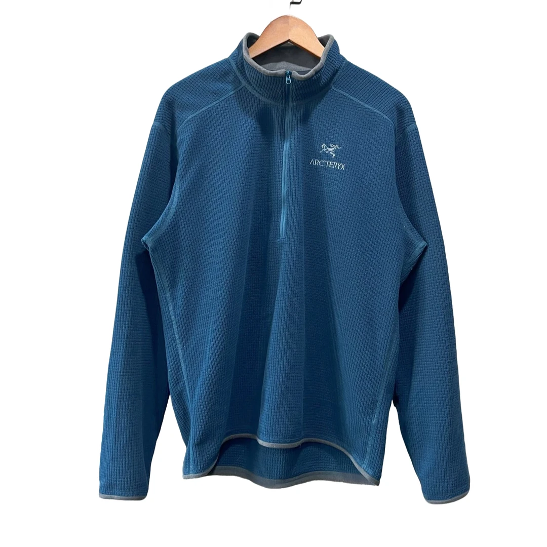 99新 ARC'TERYX/始祖鸟 Delta AR 半拉链抓绒卫衣 L码x0288