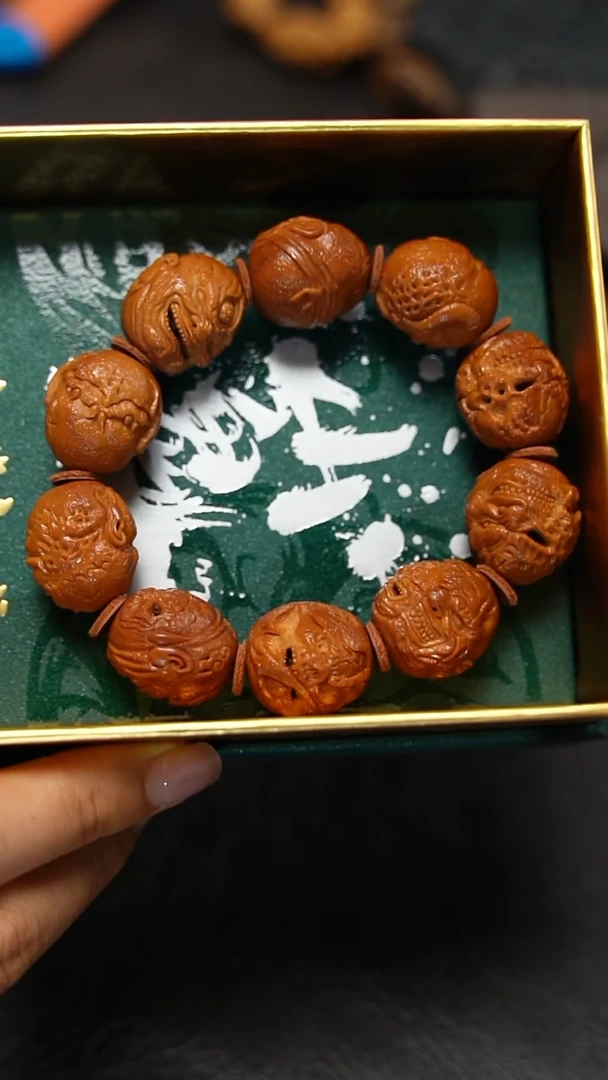 橄榄核手串/手链九林精品核雕