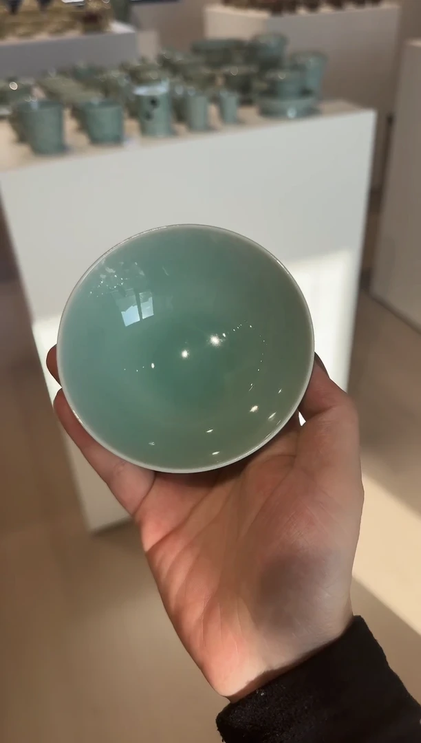 青瓷手工茶器包邮