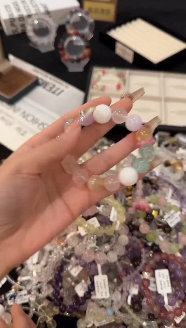 合金手链水晶多宝x2688