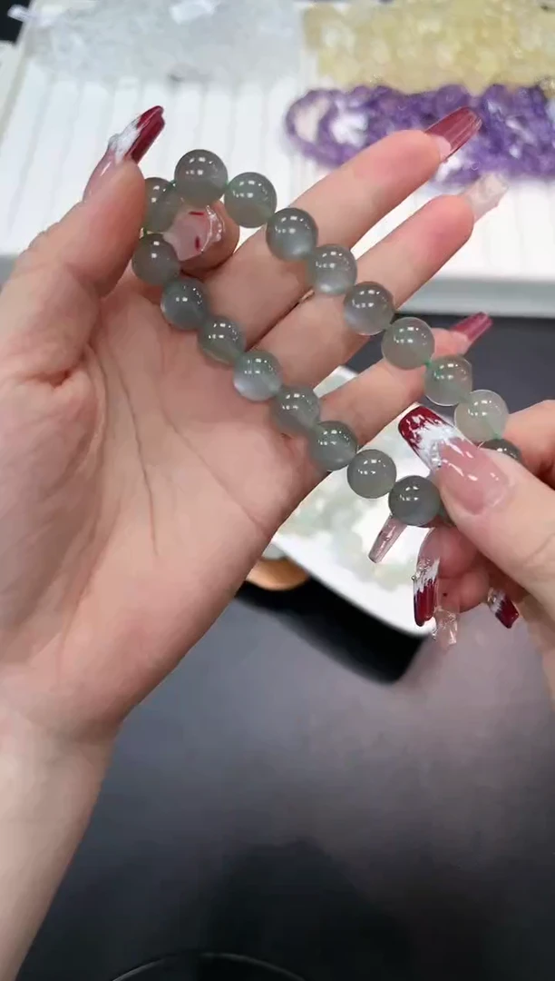 【闪购商品】水晶手串未镶嵌86m多样性发其一/1条默认微瑕