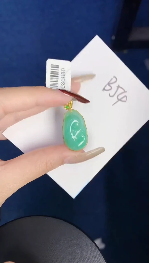 【闪购商品】翡翠颈饰18K金镶嵌00000000000