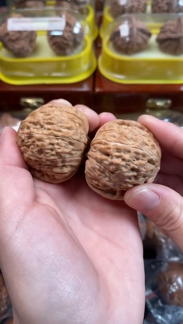 把件文玩核桃南瓜墩40尺s471