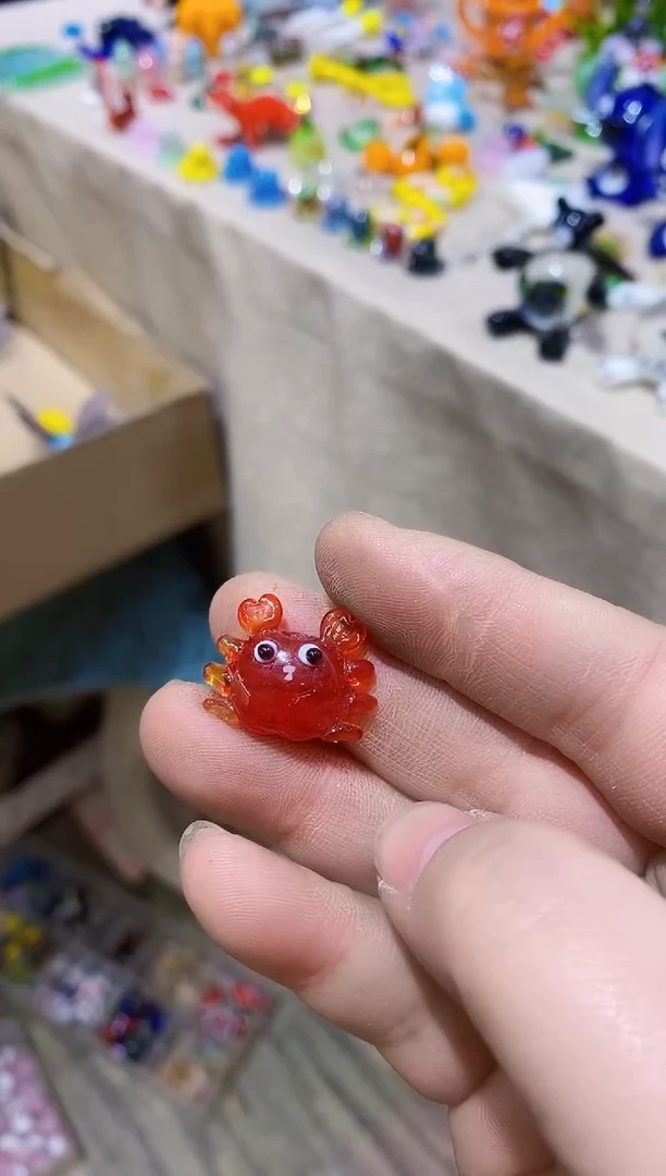 【闪购商品】琉璃手工艺品螃蟹