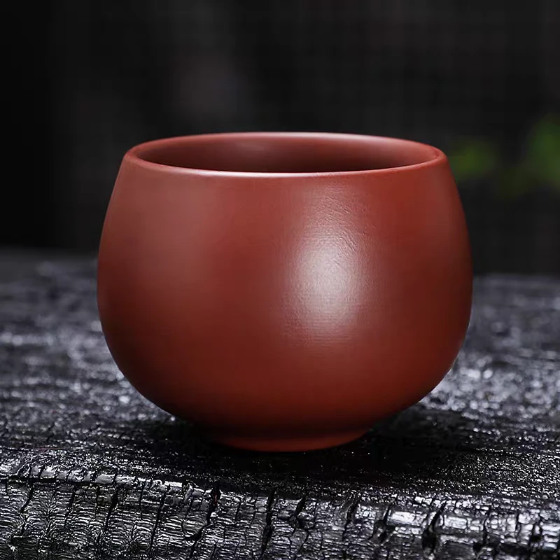 正宗紫砂主人杯大红袍罗汉杯精美禅定杯