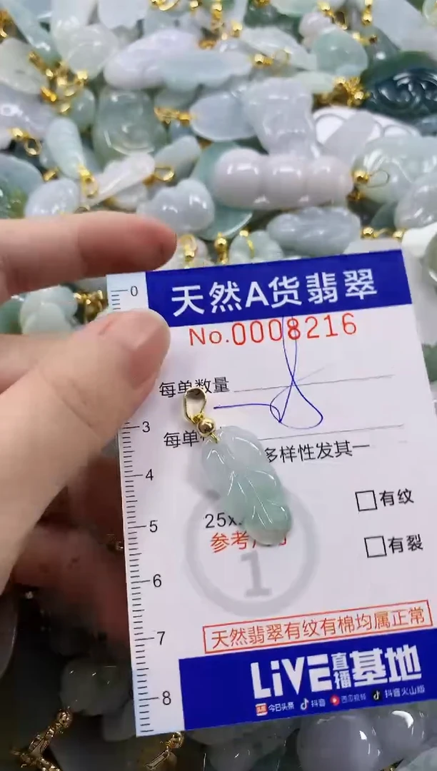 颈饰未镶嵌翡翠天然A货翡翠