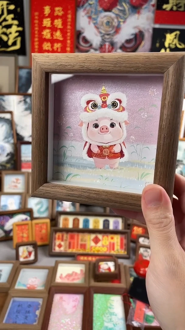 国画纯手绘书法绘画作品