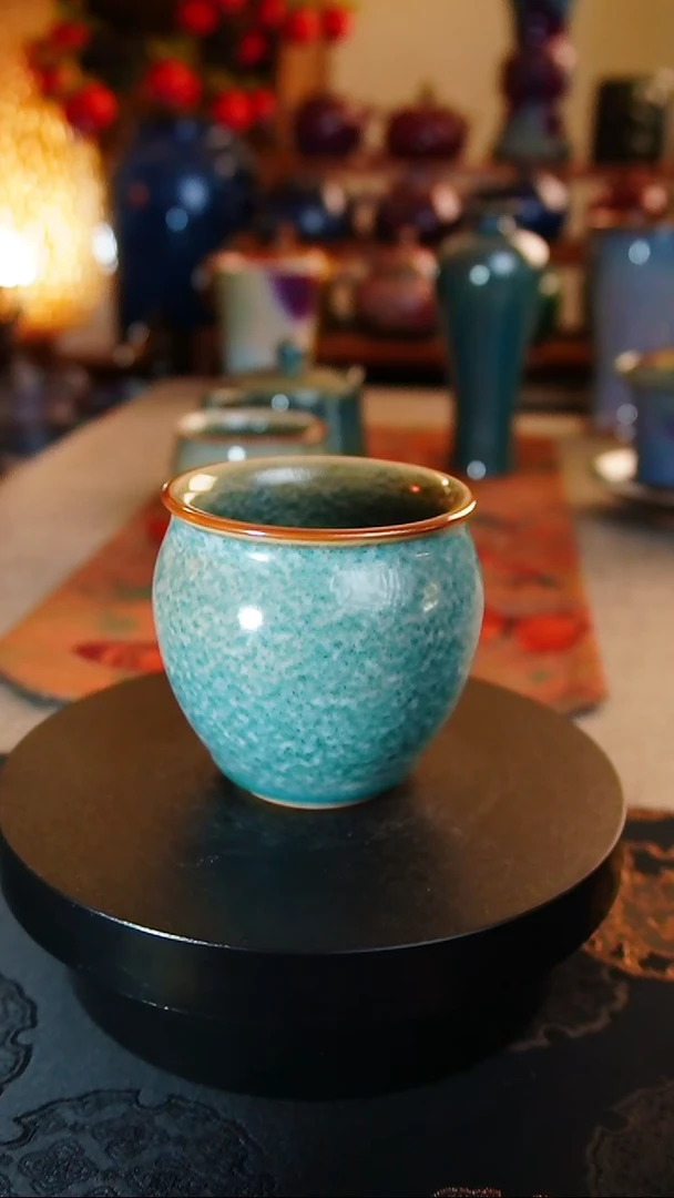 【闪购商品】瓷片299 绿 满仓杯  何