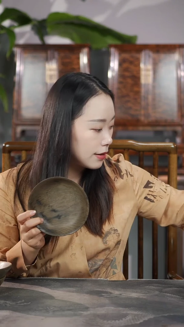 金丝楠满花 原木精工坚果盘491