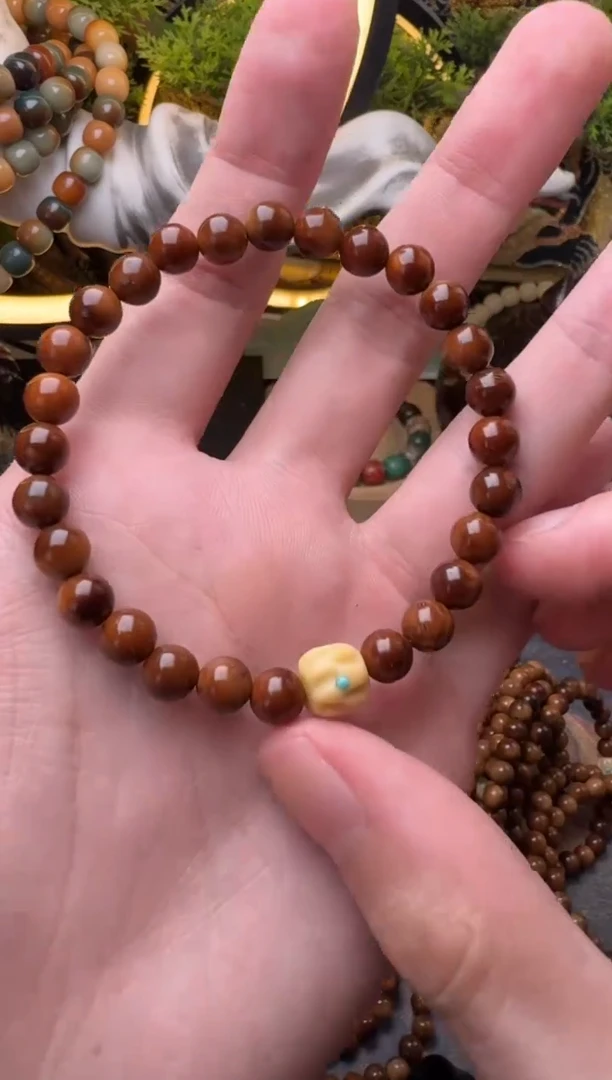 未镶嵌库克手串库克金高玉圆珠07