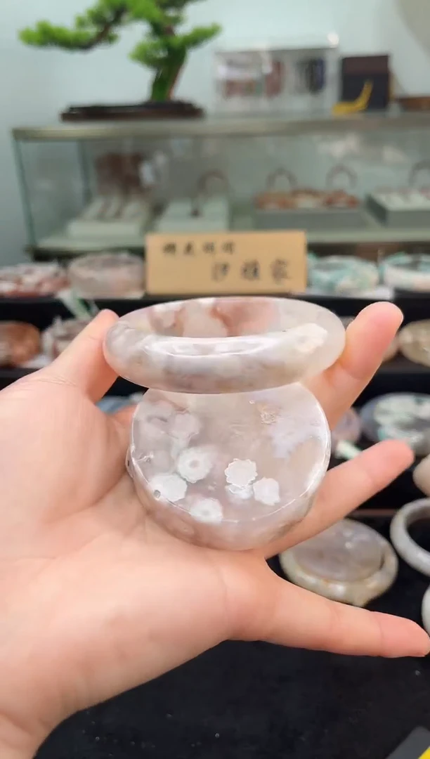 未镶嵌手镯石英质玉59圈口（赠品镯心）158842