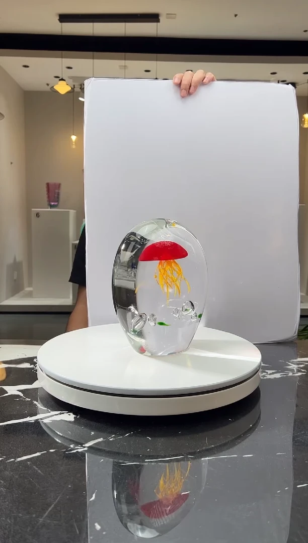 摆件巴比特美学 红头水母摆件