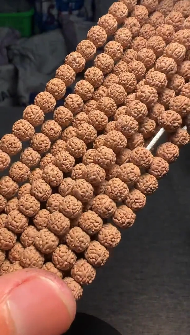 手串金刚菩提超头原桩黄点龙108-7mm