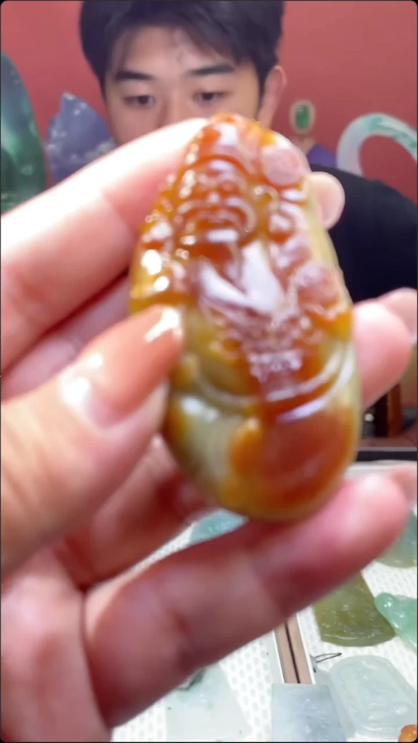 定制翡翠未镶嵌财神爷