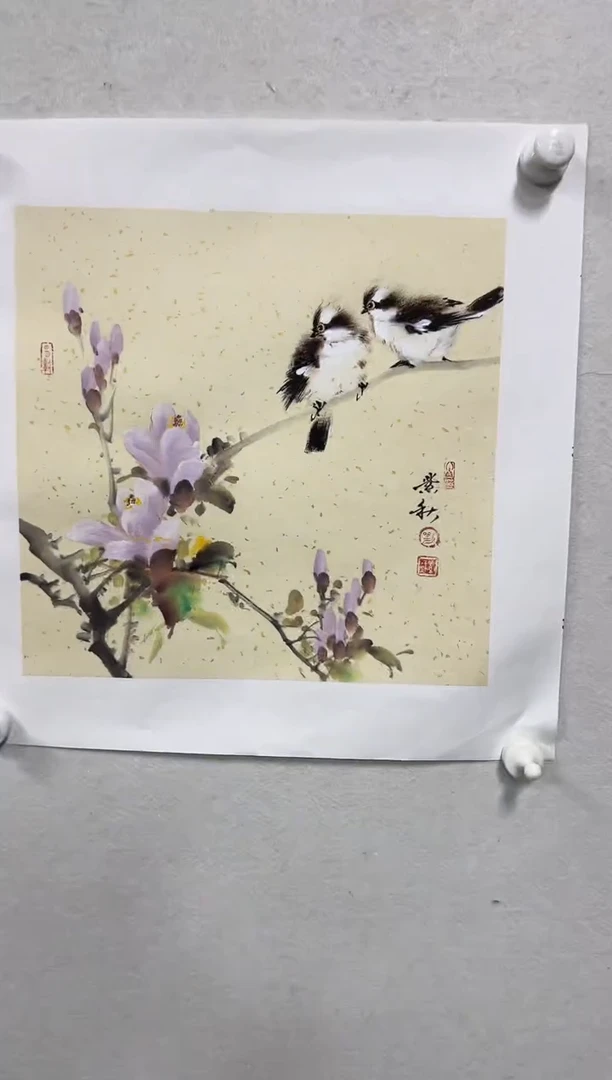 国画老师亲笔国画作品