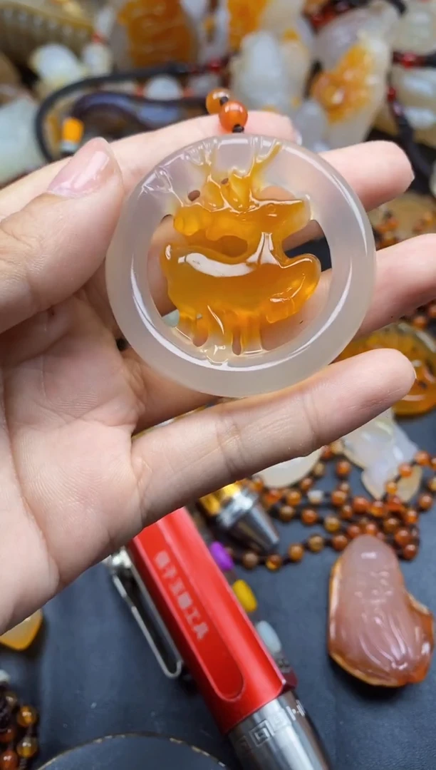 未镶嵌1玛瑙/玉髓大*ll