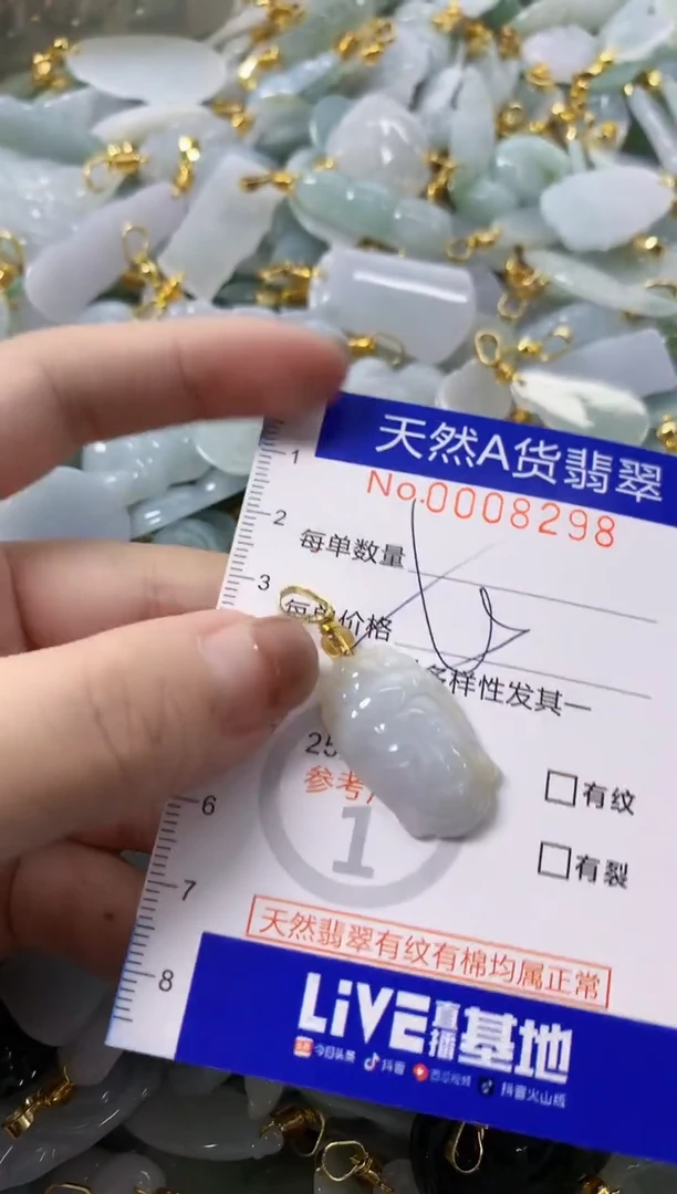 颈饰未镶嵌翡翠天然A货翡翠