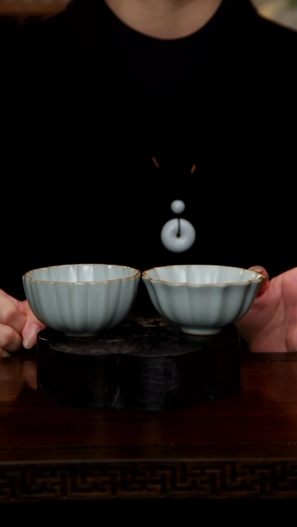 杯双十一上新钜惠！荷瓣杯1只+菊瓣杯1只