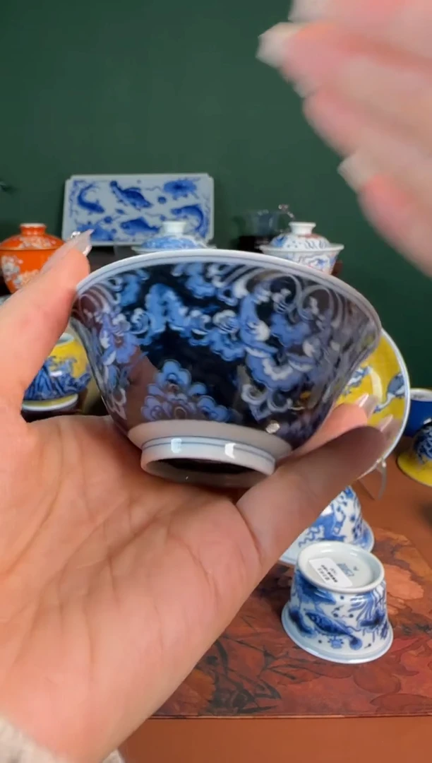 【闪购商品】杯洪印慕明  满天星 斗笠杯杯