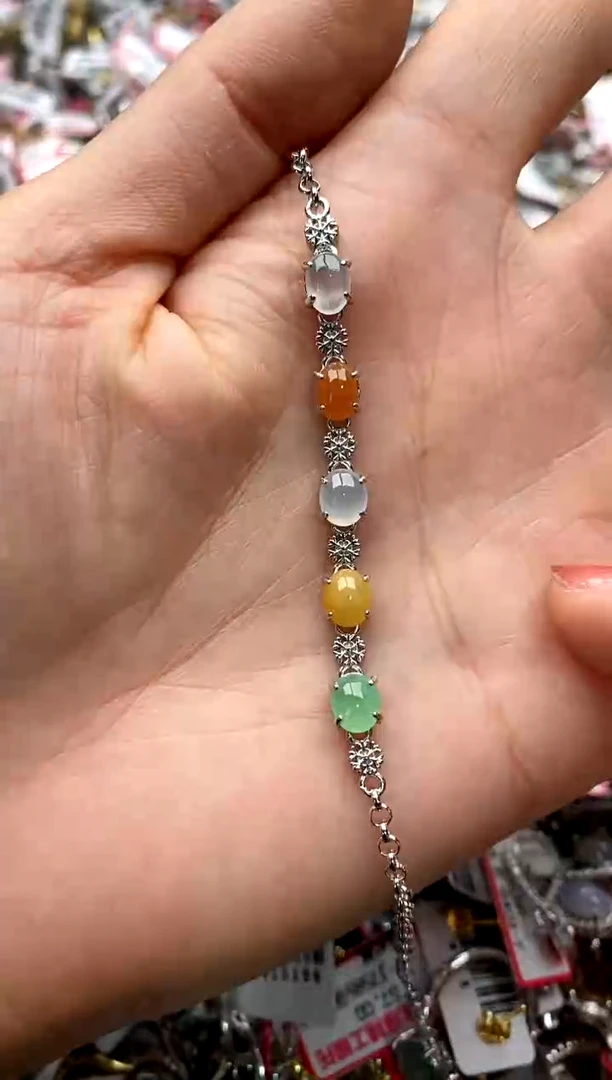 【闪购商品】翡翠戒指银S925镶嵌4444444    0