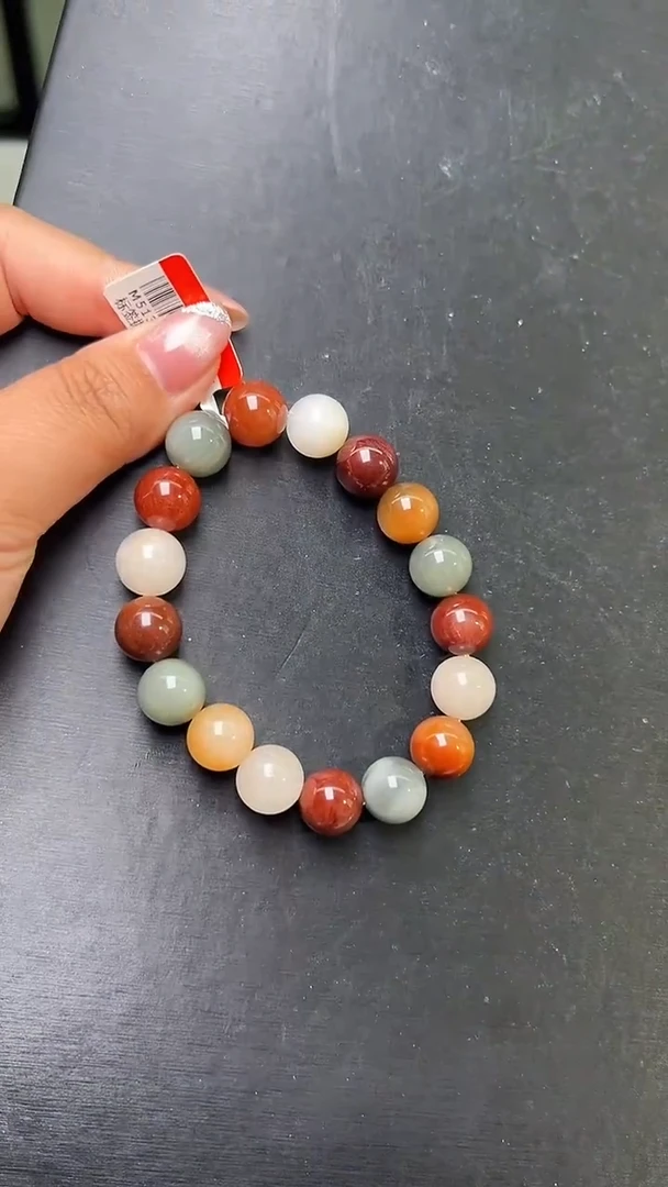 未镶嵌手串水晶彩兔毛手串12m+ M51331